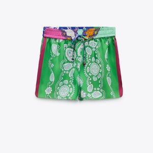 Zara Printed Shorts with Bandana